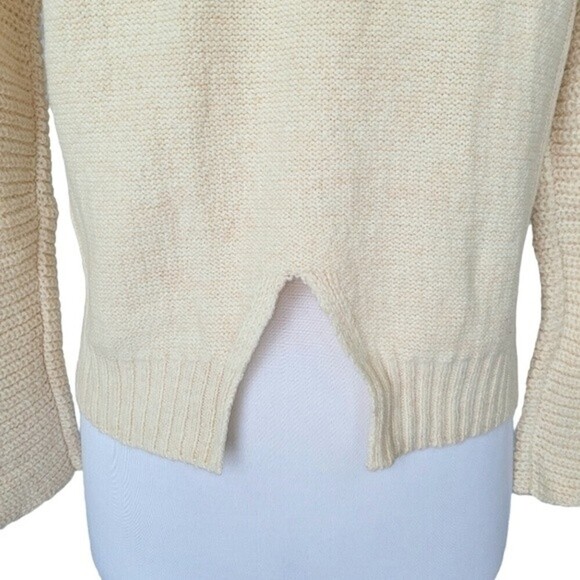 Abound Beige Hooded Sweater Size S NWT - Picture 9 of 11